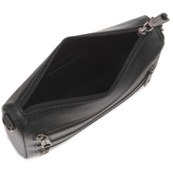 REBECCA MINKOFF Mini 5 Zip Leather Crossbody Bag - Picture 2 of 3